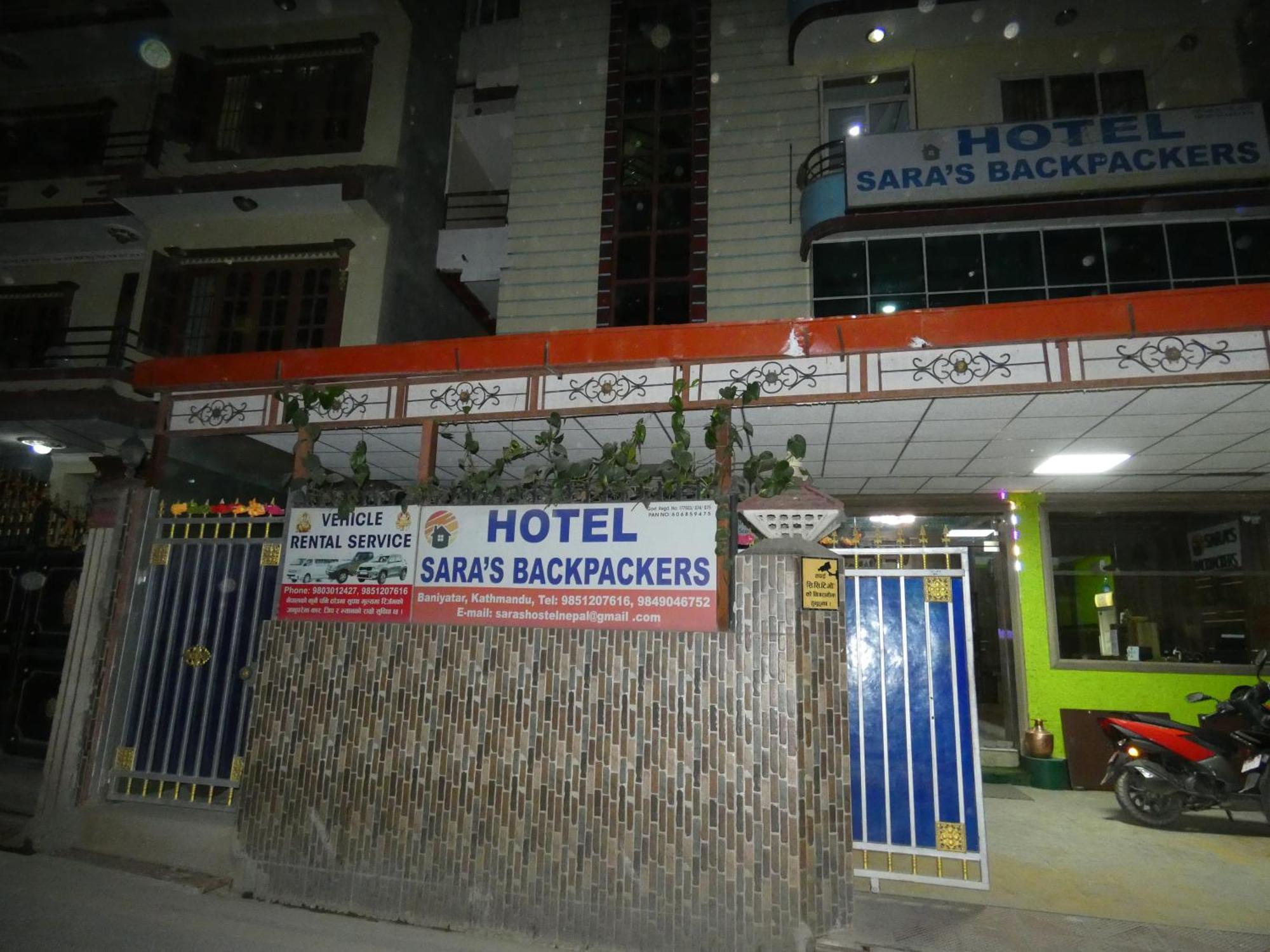 Sara'S Backpackers Hotel Katmandu Eksteriør billede